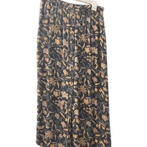 Eddie Bauer Floral A-Line Skirt